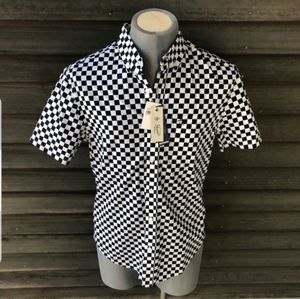NWT Original Penguin Checkered Shirt - M